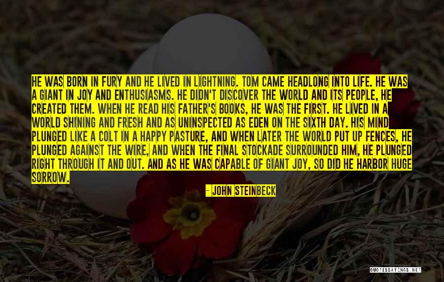 Lightning And Life Quotes By John Steinbeck Lightning And Life Quotes By John Steinbeck