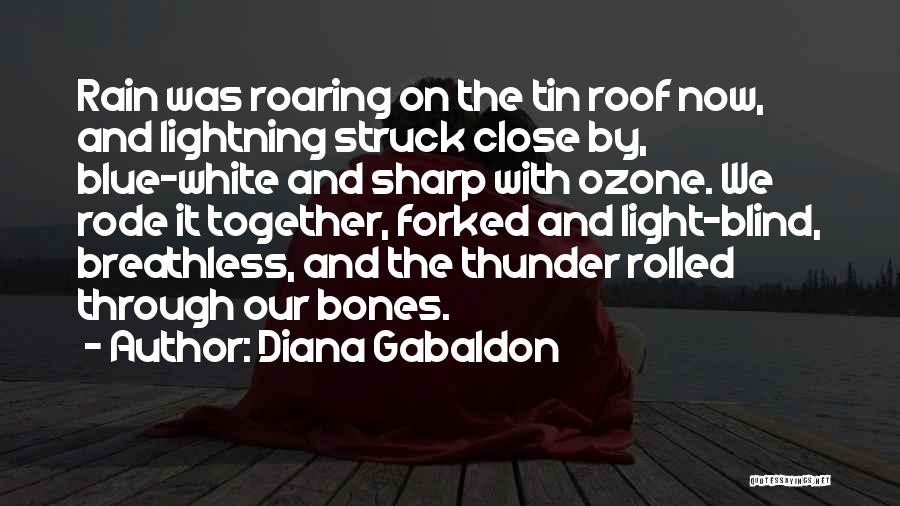 Lightning And Thunder Quotes By Diana Gabaldon