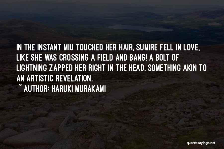 Lightning Bolt Quotes By Haruki Murakami