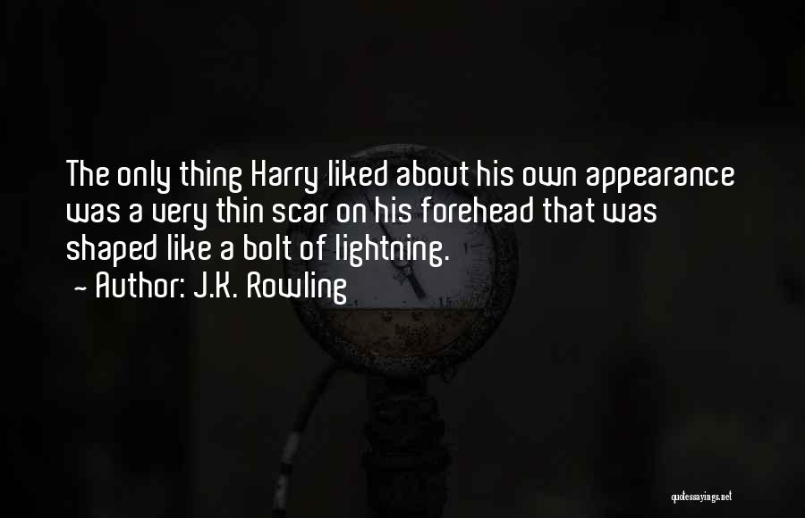 Lightning Bolt Quotes By J.K. Rowling