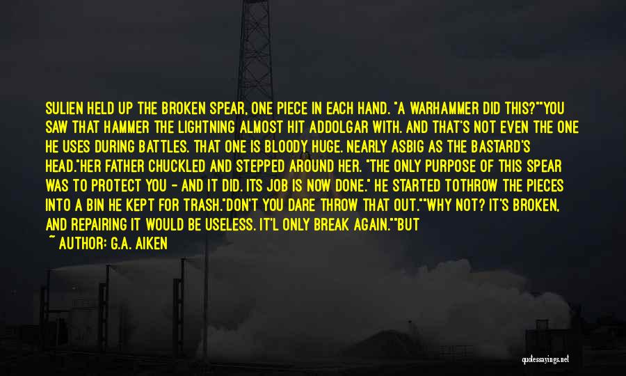 Lightning Quotes By G.A. Aiken