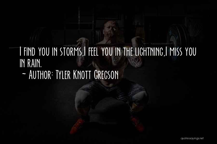 Lightning Storms Quotes By Tyler Knott Gregson