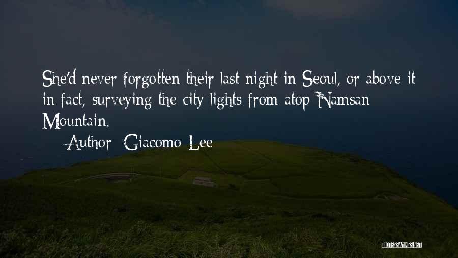 Lights In The City Quotes By Giacomo Lee