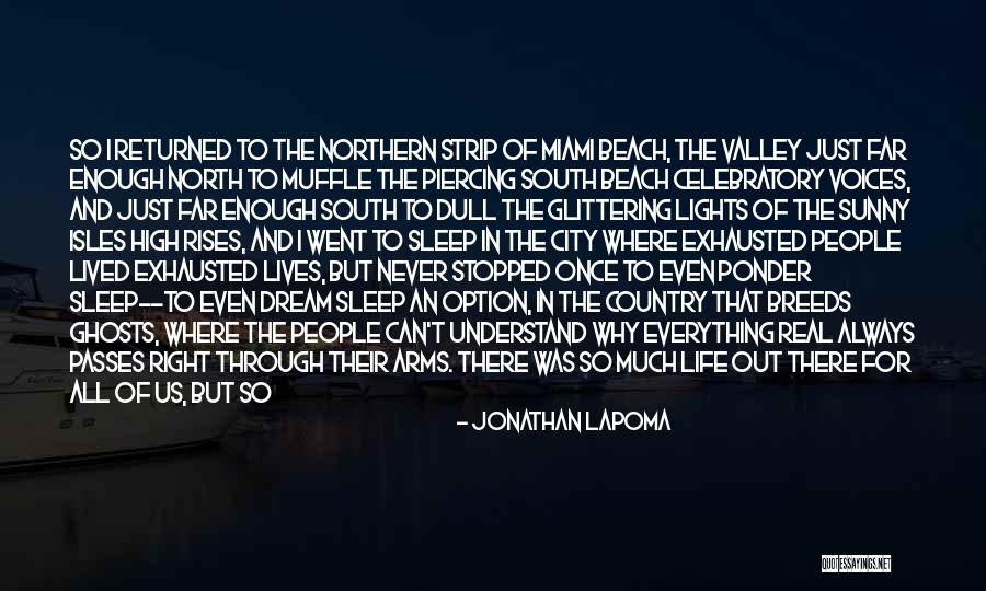 Lights In The City Quotes By Jonathan LaPoma