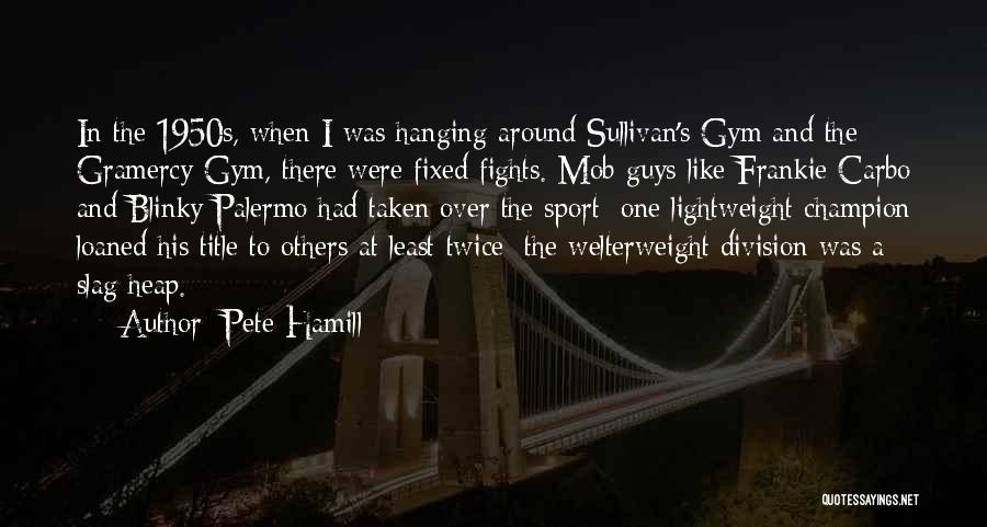 Lightweight Quotes By Pete Hamill