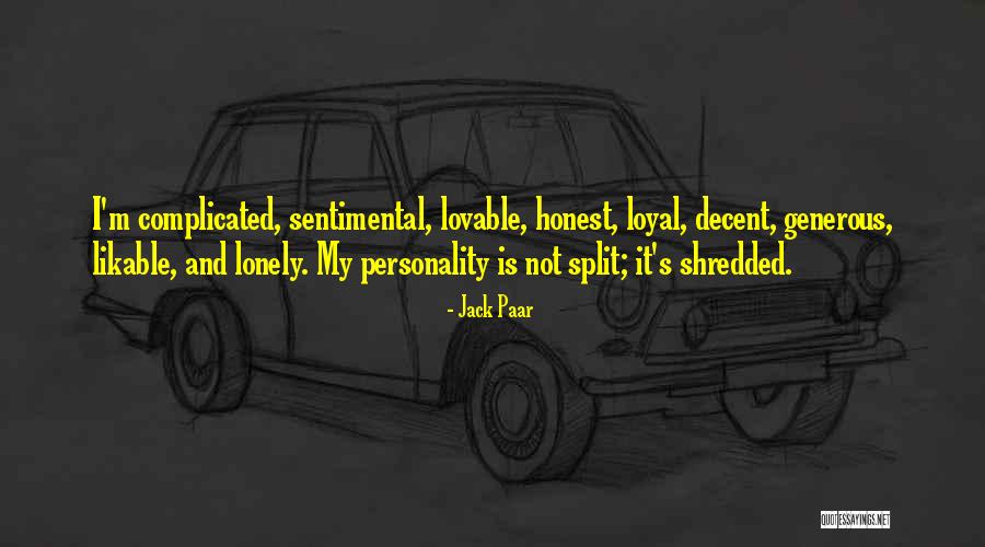 Likable Personality Quotes By Jack Paar Likable Personality Quotes By Jack Paar