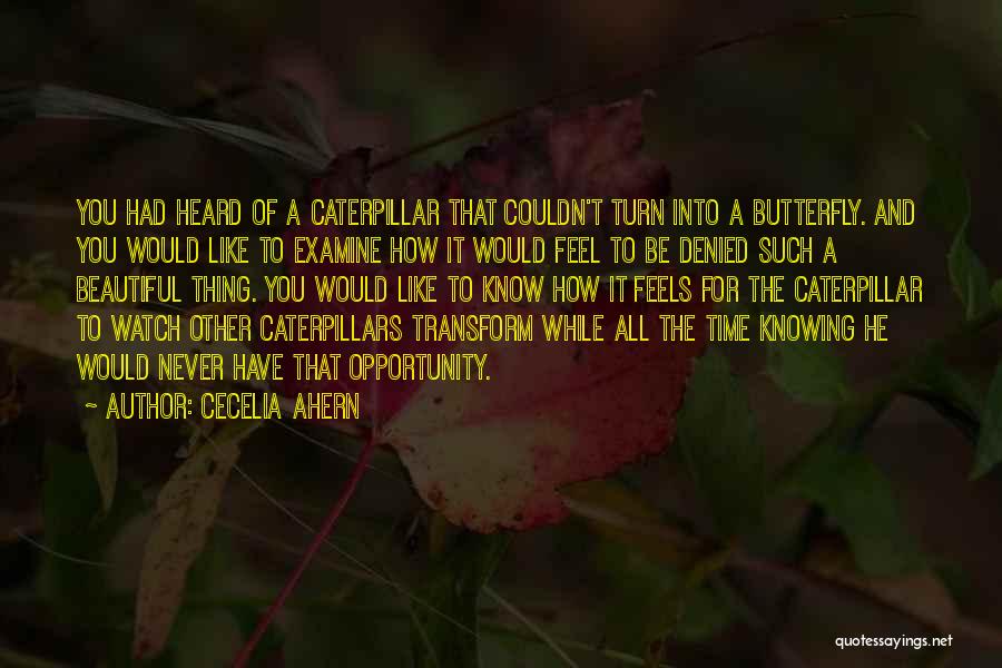 Like A Butterfly Quotes By Cecelia Ahern