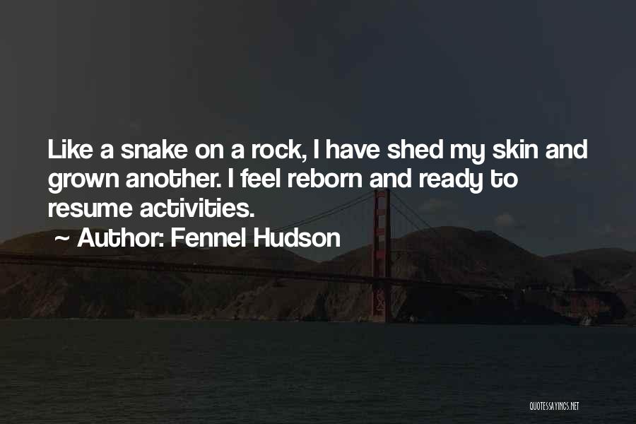 Like A Rock Quotes By Fennel Hudson