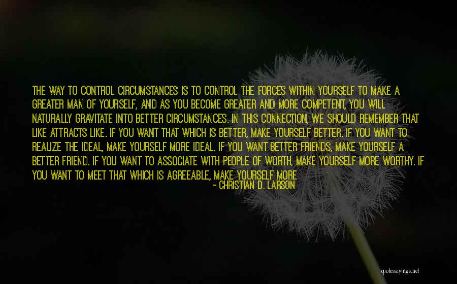 Like Attracts Like Quotes By Christian D. Larson Like Attracts Like Quotes By Christian D. Larson