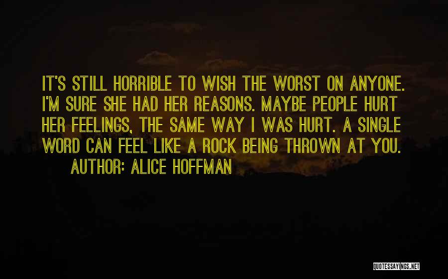 Like Being Single Quotes By Alice Hoffman