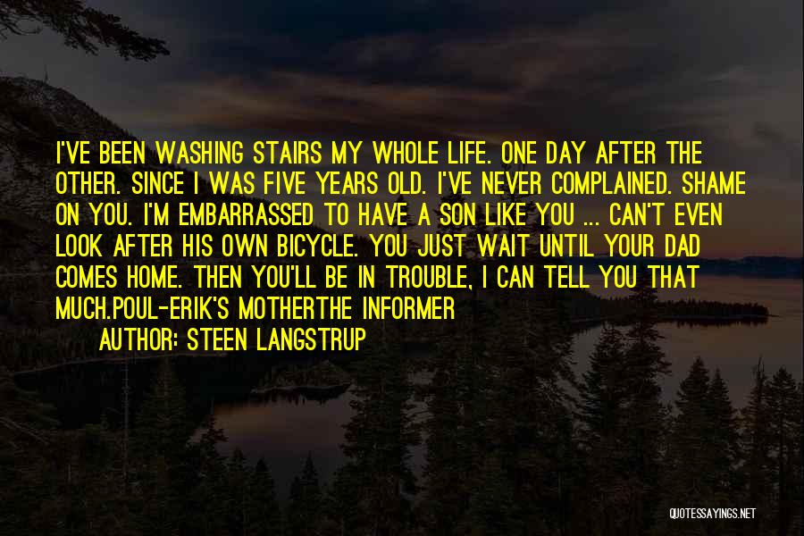 Like Dad Like Son Quotes By Steen Langstrup