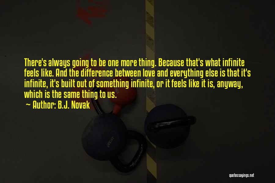 Like Love Difference Quotes By B.J. Novak