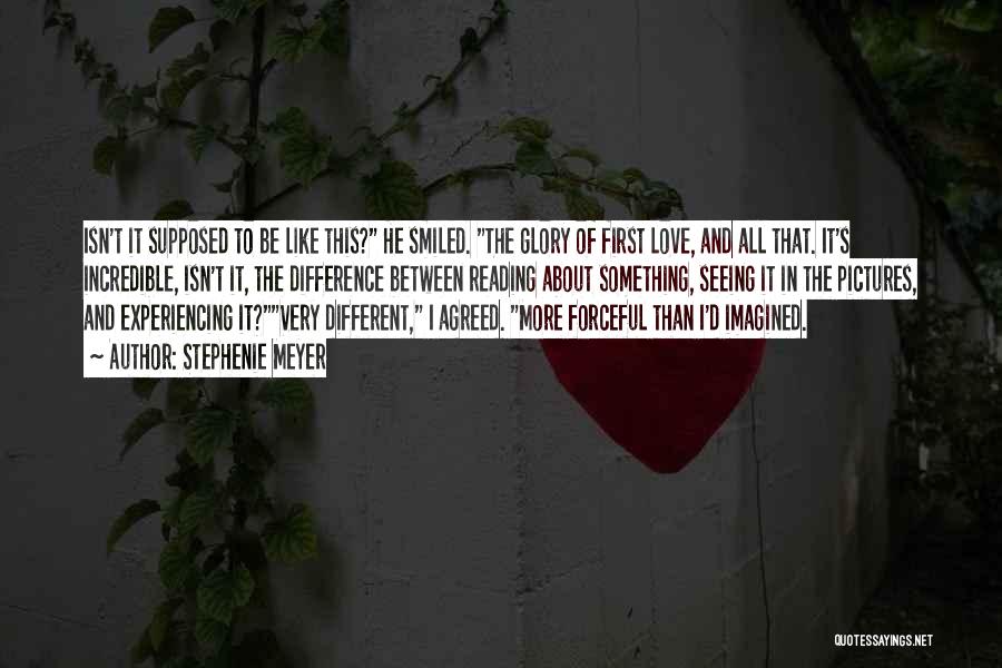 Like Love Difference Quotes By Stephenie Meyer