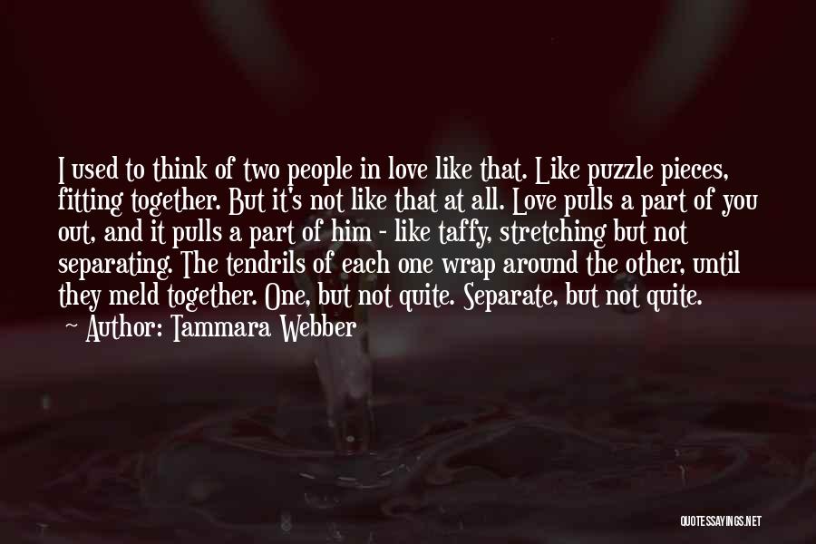 Like Pieces Of A Puzzle Quotes By Tammara Webber