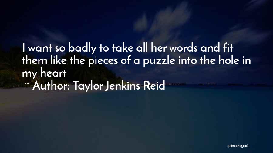 Like Pieces Of A Puzzle Quotes By Taylor Jenkins Reid