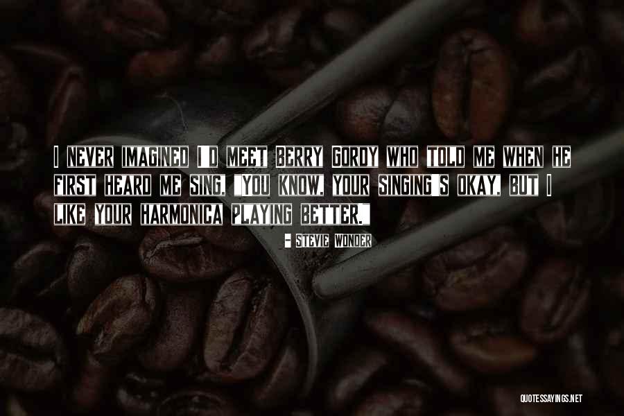 Like You Imagined Quotes By Stevie Wonder Like You Imagined Quotes By Stevie Wonder