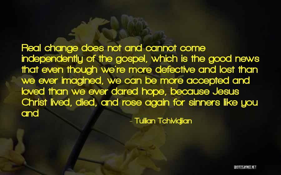 Like You Imagined Quotes By Tullian Tchividjian Like You Imagined Quotes By Tullian Tchividjian