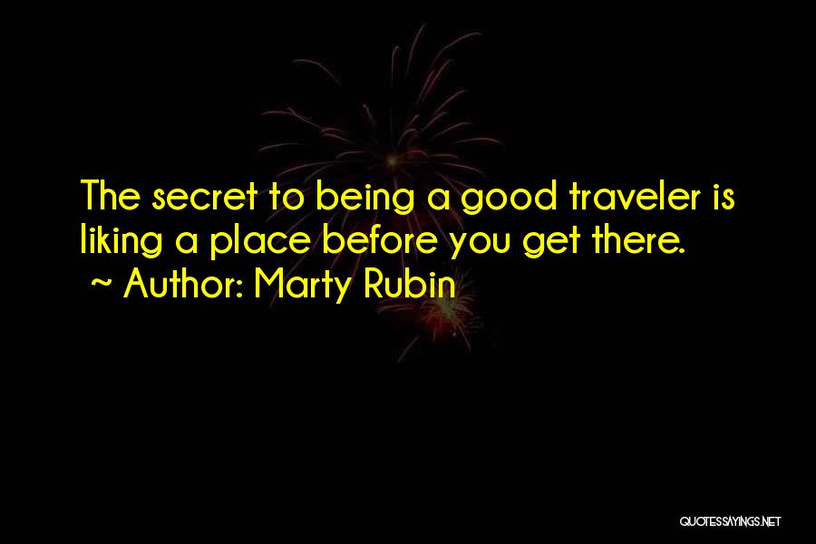 Liking Someone Too Good For You Quotes By Marty Rubin