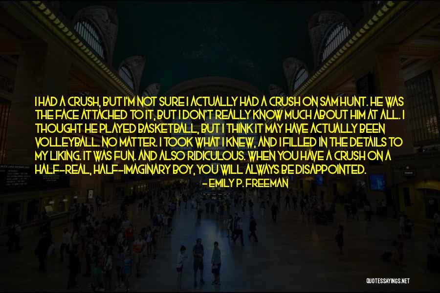 Liking Someone You Don't Really Know Quotes By Emily P. Freeman Liking Someone You Don't Really Know Quotes By Emily P. Freeman