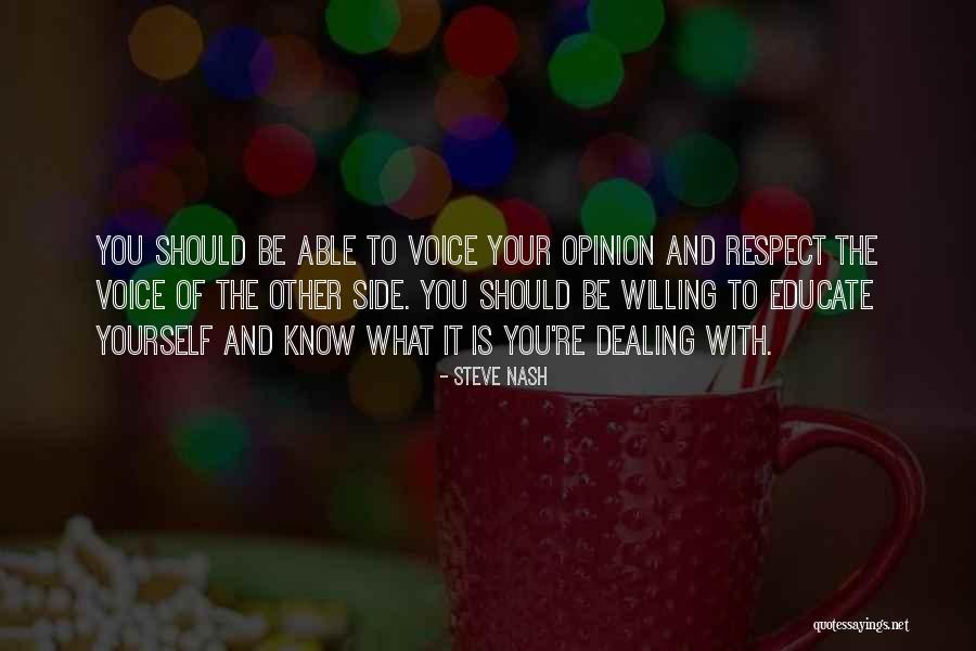 Liktinon Quotes By Steve Nash Liktinon Quotes By Steve Nash