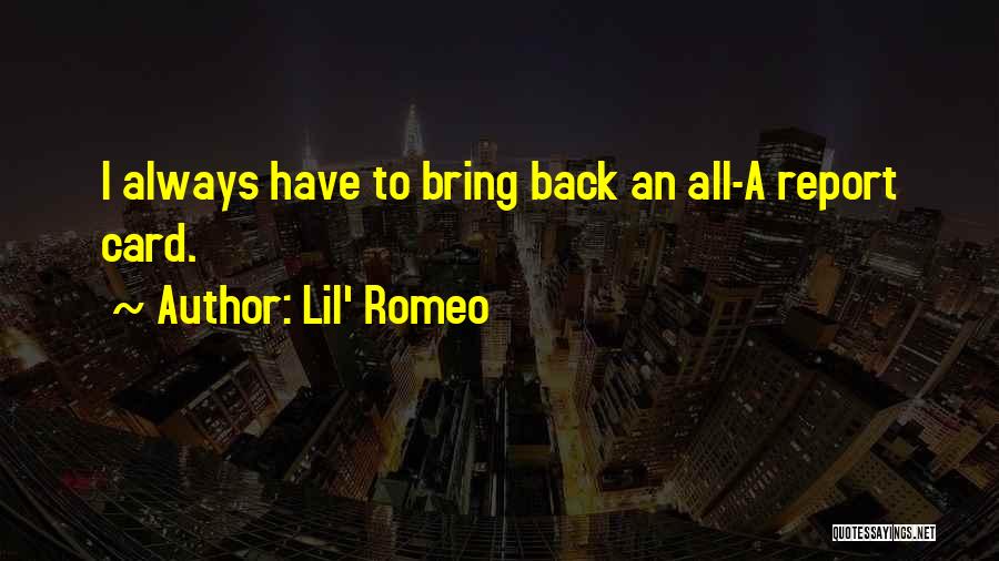 Lil' Romeo Quotes 1344687