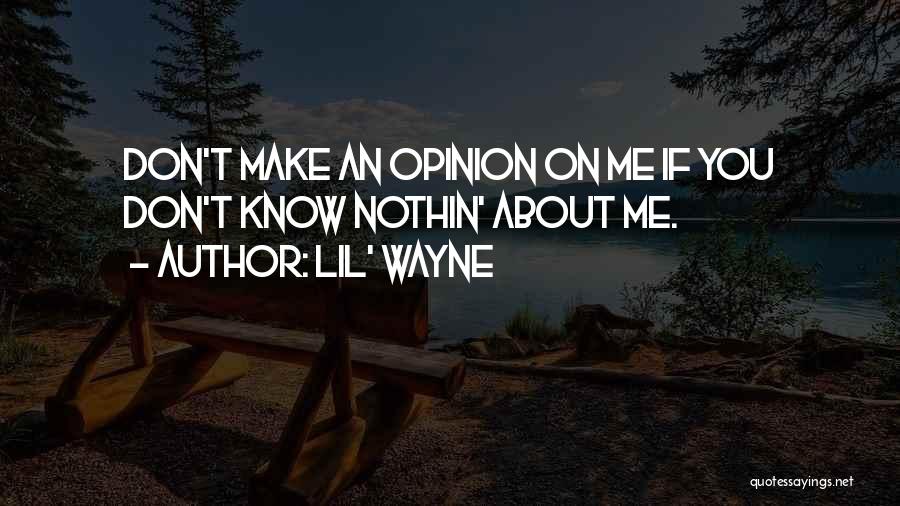 Lil' Wayne Quotes 555220