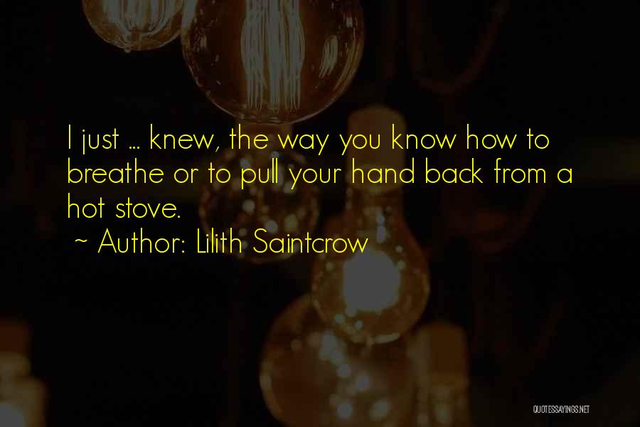 Lilith Saintcrow Quotes 614226