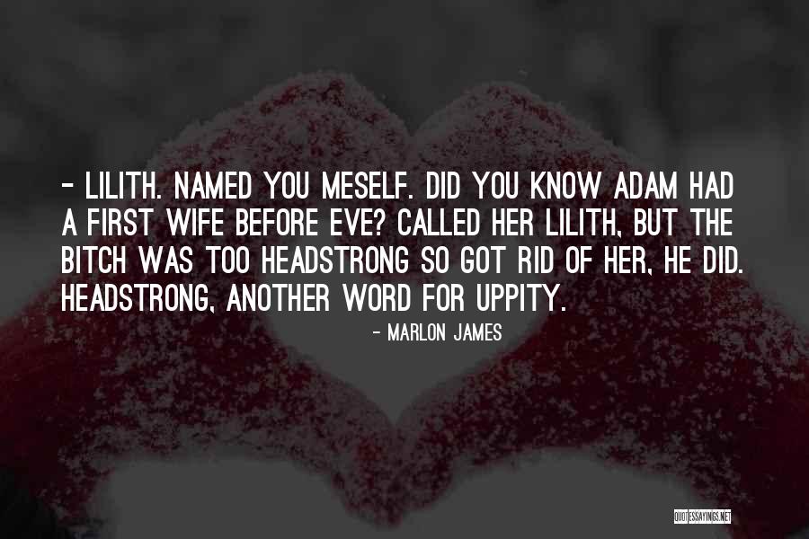 Lilith The First Wife Quotes By Marlon James Lilith The First Wife Quotes By Marlon James