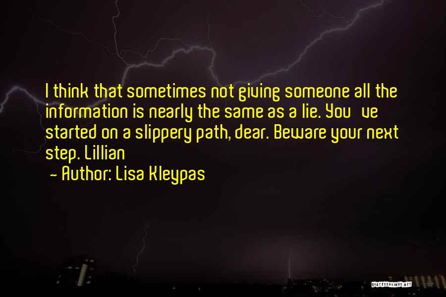 Lillian Quotes By Lisa Kleypas