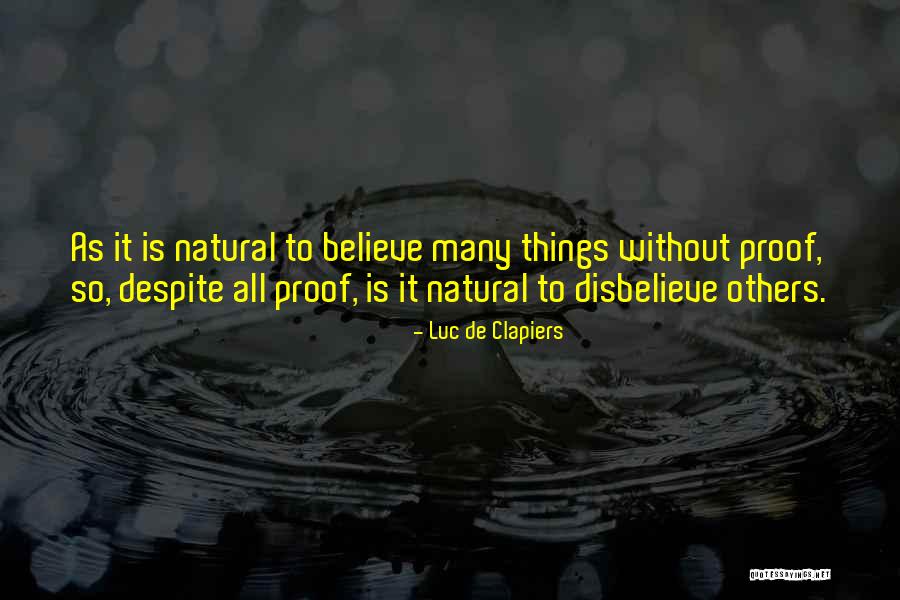 Lillicrap And Chilcott Quotes By Luc De Clapiers Lillicrap And Chilcott Quotes By Luc De Clapiers