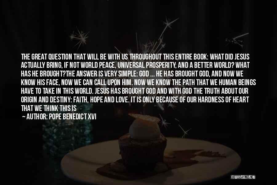 Limara Bejgli Quotes By Pope Benedict XVI