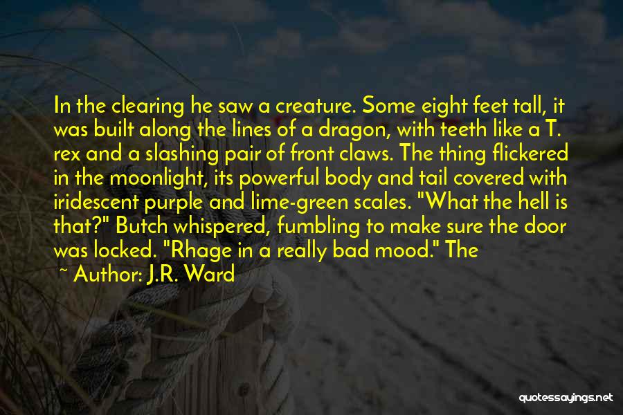 Lime Green Quotes By J.R. Ward