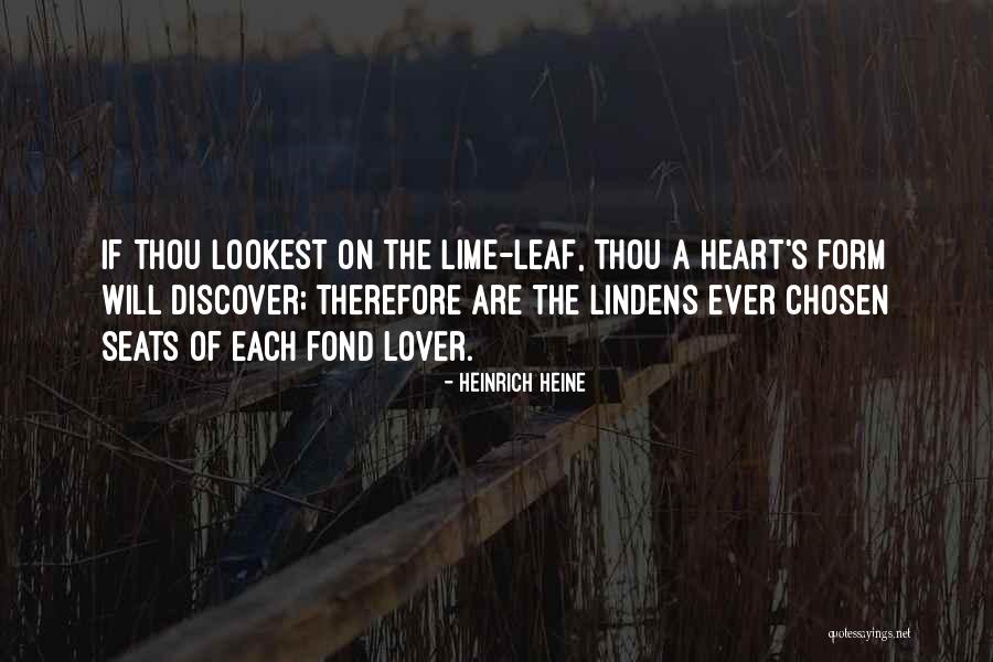 Lime Quotes By Heinrich Heine Lime Quotes By Heinrich Heine