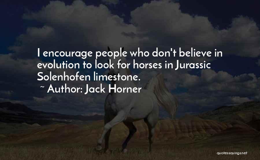 Limestone Quotes By Jack Horner