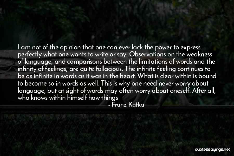 Limitations Of Knowledge Quotes By Franz Kafka