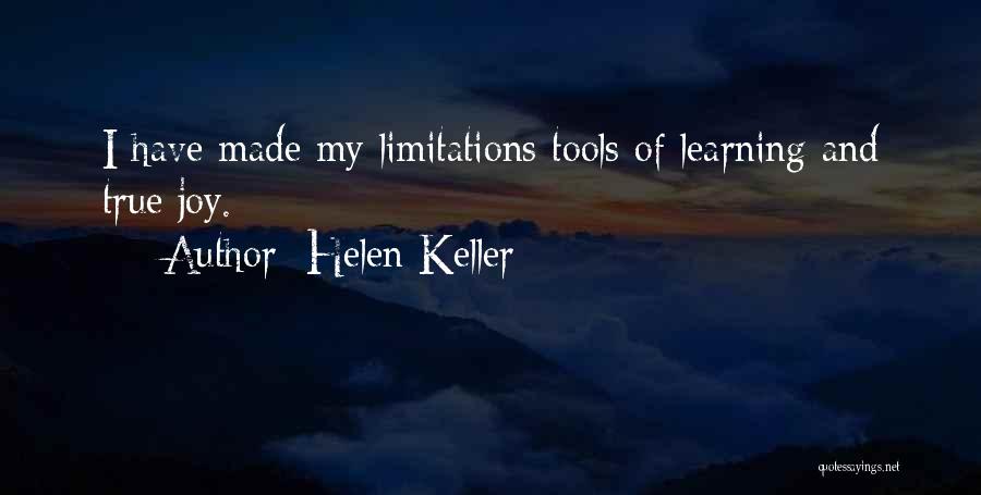 Limitations Quotes By Helen Keller