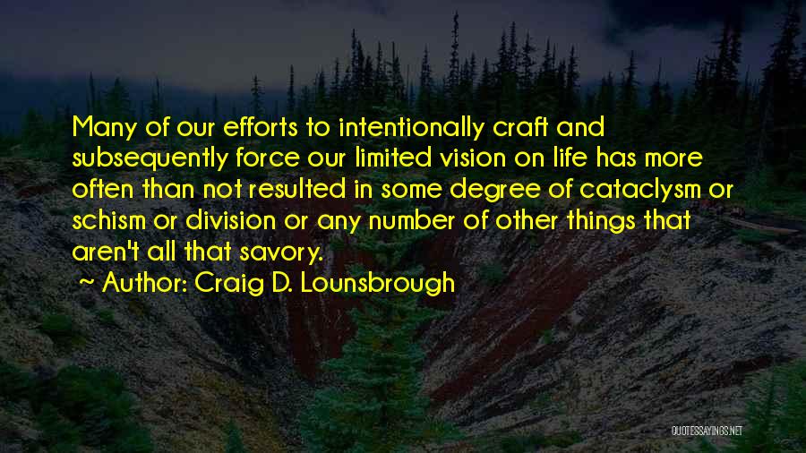 Limited Choices Quotes By Craig D. Lounsbrough