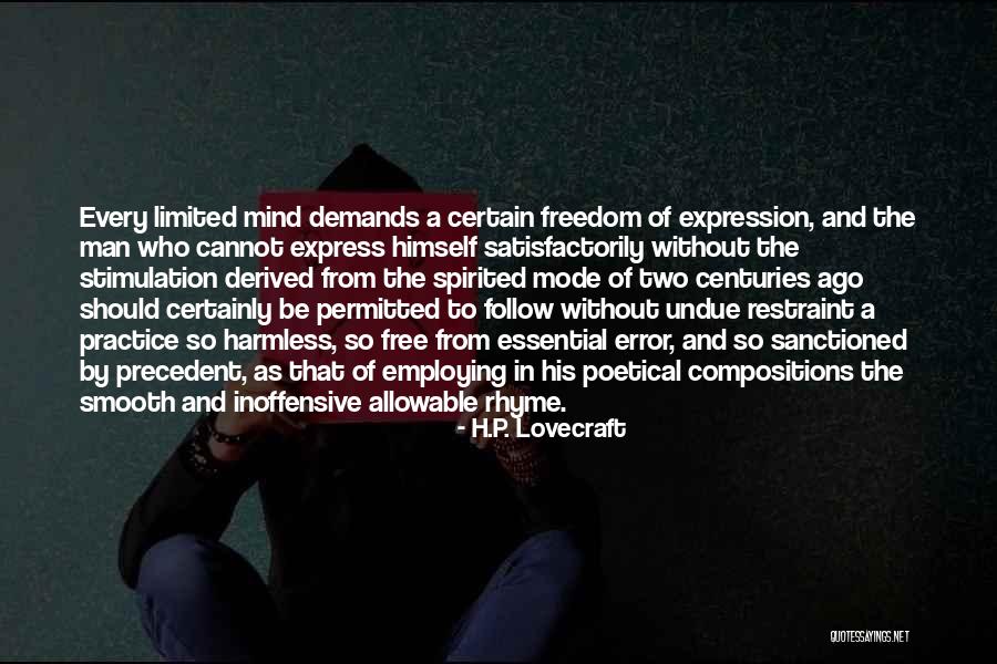 Limited Freedom Quotes By H.P. Lovecraft Limited Freedom Quotes By H.P. Lovecraft