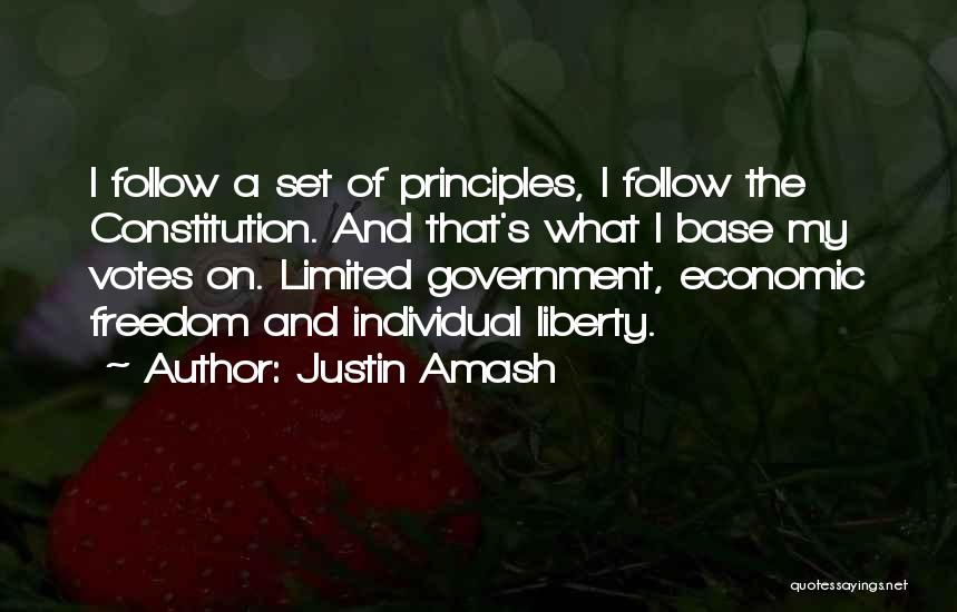 Limited Freedom Quotes By Justin Amash