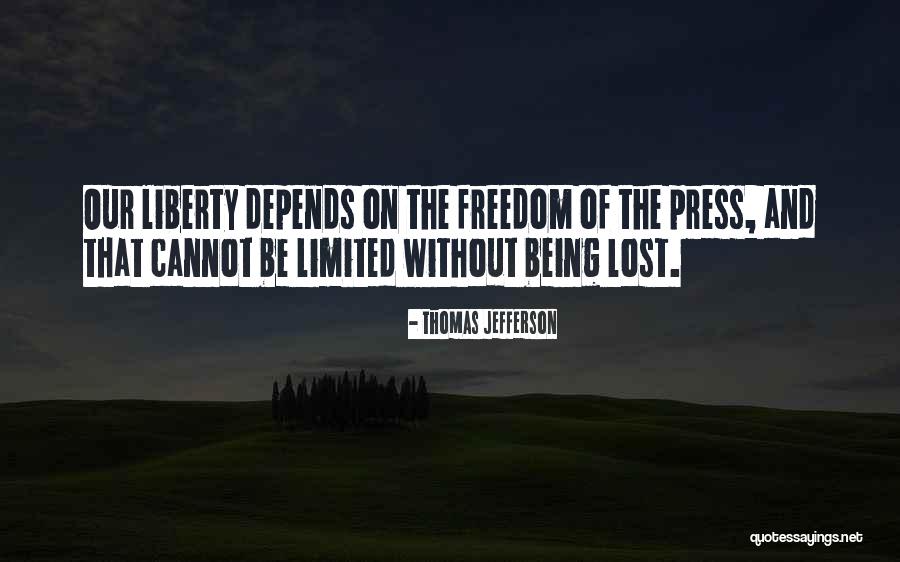 Limited Freedom Quotes By Thomas Jefferson