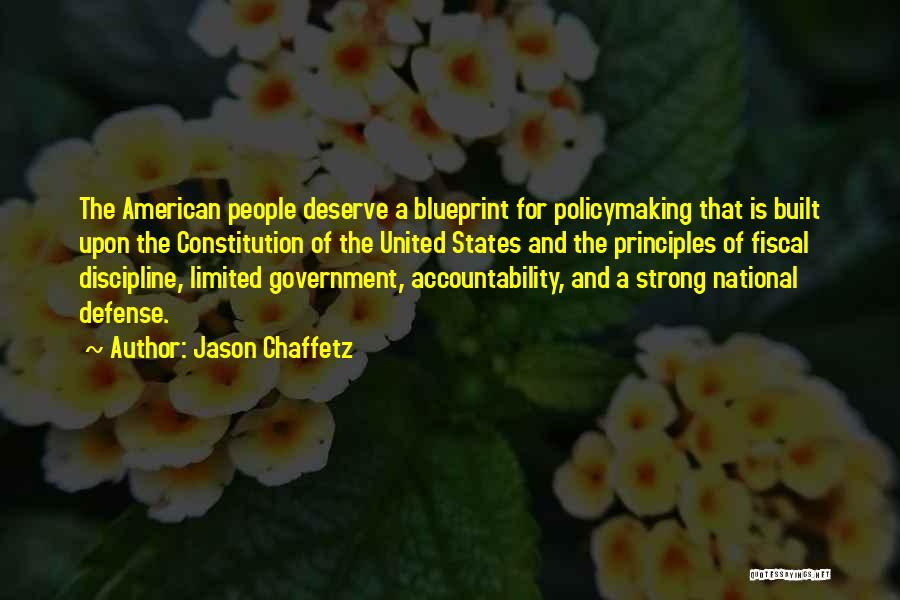 Limited Government In The Constitution Quotes By Jason Chaffetz