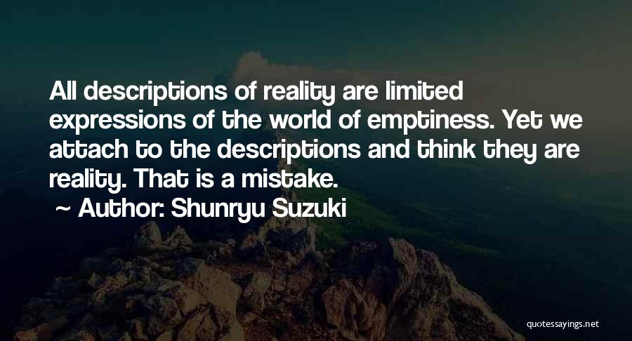 Limited Thinking Quotes By Shunryu Suzuki