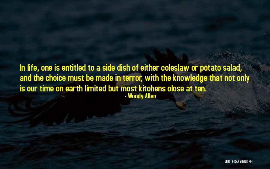 Limited Time On Earth Quotes By Woody Allen Limited Time On Earth Quotes By Woody Allen