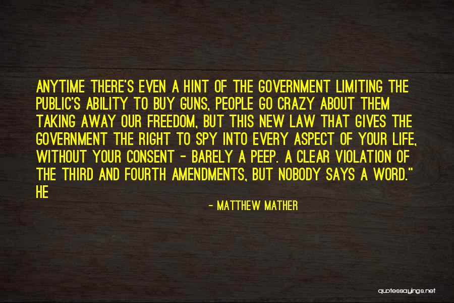 Limiting Government Quotes By Matthew Mather