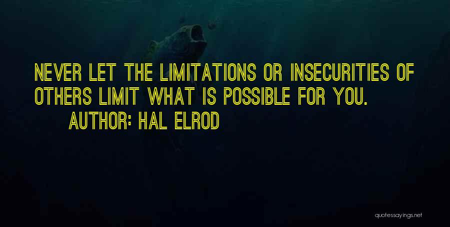 Limiting Others Quotes By Hal Elrod