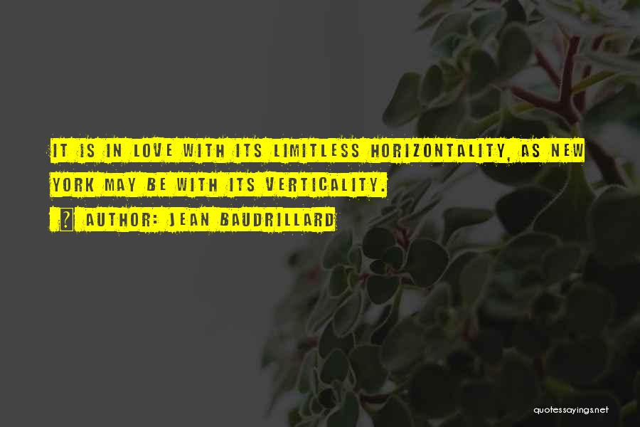 Limitless Love Quotes By Jean Baudrillard