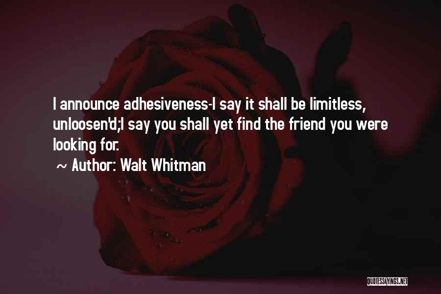 Limitless Quotes By Walt Whitman