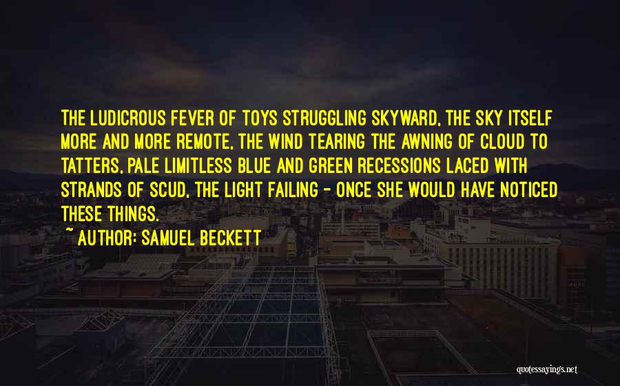Limitless Sky Quotes By Samuel Beckett