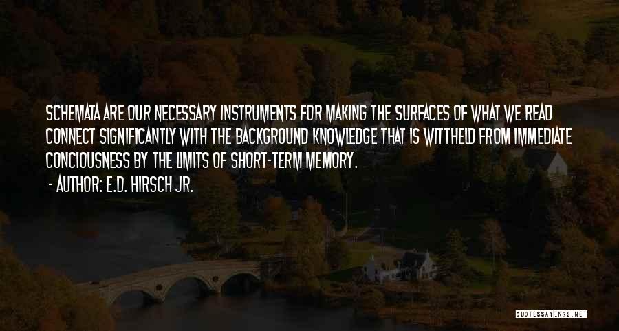 Limits Of Knowledge Quotes By E.D. Hirsch Jr.