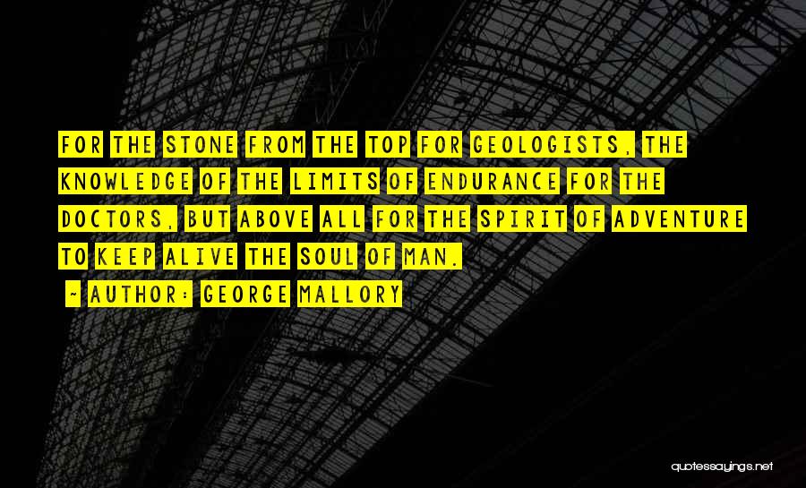 Limits Of Knowledge Quotes By George Mallory